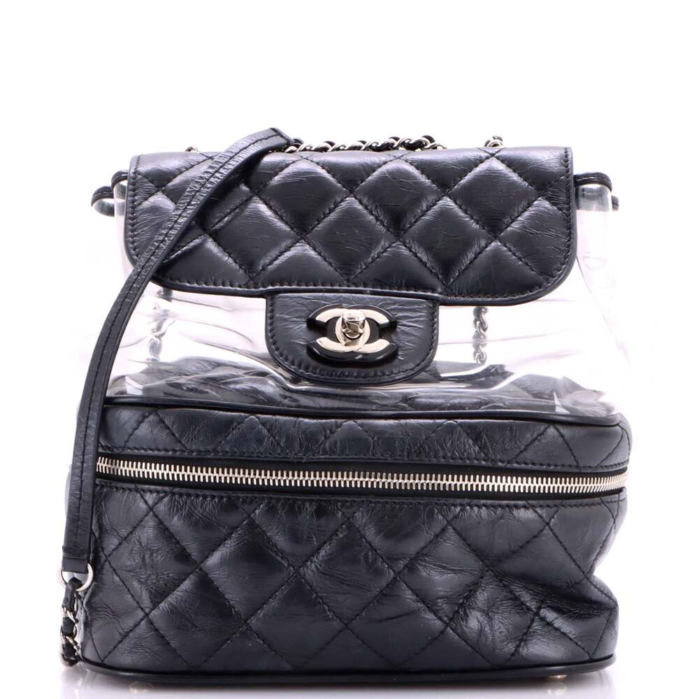 Chanel Zip Around Flap Backpack Quilted #348974C22B